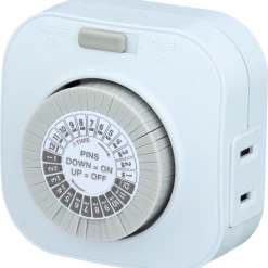 Westek Indoor Mechanical Daily Timer 1-Outlet Polarized I TM1601