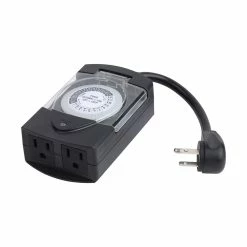 Westek Outdoor Mechanical Timer 2-Outlet Grounded | TM1613
