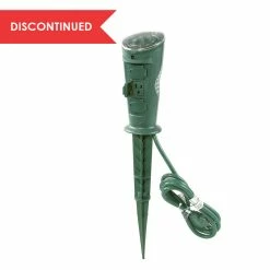 Westek Timers Outdoor Daily Mechanical Timer Stake 3 - Outlet Grounded | TM17DOLB