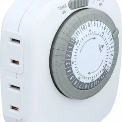 Top 10 π― Westek Timers Indoor Mechanical Daily Timer 4 - Outlet, Polarized, White | TM20DHB π 36 Westek Timers Indoor Mechanical Daily Timer 4 - Outlet, Polarized, White | TM20DHB