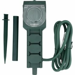 Westek 3-Outlet Light Sensing Ground Stake Timer | TMGS1817