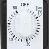 Westek Indoor Wire-In Spring Wound Countdown Timers, White | TMSW15MW, TMSW30MW, TMSW60MW