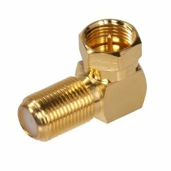 Zenith Consumer Electronics Right Angle Coax F Connector, 1 Piece | VA1001RG6RA