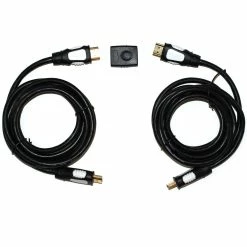 Zenith High Speed HDMI Cables W/ Ethernet & Connector Kit, 2pk, 6' | VH1006HDKIT Consumer Electronics
