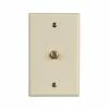 Zenith Coax Wallplate, Almond | VW1001WJ1A