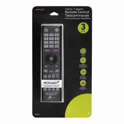 Zenith 3-Device Universal Remote W/ Microban® Technology | ZR300MB