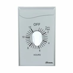 Westek Indoor Wire-In Spring Wound Countdown Timers | TMSW15MS, TMSW30MS, TMSW60MS, TMSW12HS