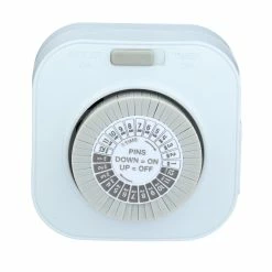 Westek Indoor Mechanical Daily Timer 1-Outlet Polarized I TM1601