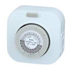 Westek Indoor Mechanical Daily Timer 1-Outlet Polarized I TM1601