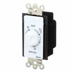 Westek Indoor Wire-In Spring Wound Countdown Timers, White | TMSW15MW, TMSW30MW, TMSW60MW