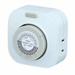 Westek Indoor Mechanical Daily Timer 1-Outlet Polarized I TM1601