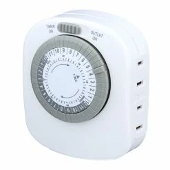 Top 10 π― Westek Timers Indoor Mechanical Daily Timer 4 - Outlet, Polarized, White | TM20DHB π 53 Westek Timers Indoor Mechanical Daily Timer 4 - Outlet, Polarized, White | TM20DHB
