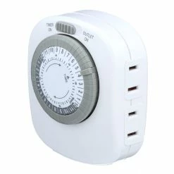 Top 10 π― Westek Timers Indoor Mechanical Daily Timer 4 - Outlet, Polarized, White | TM20DHB π 54 Westek Timers Indoor Mechanical Daily Timer 4 - Outlet, Polarized, White | TM20DHB