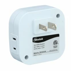 Westek Indoor Mechanical Daily Timer 1-Outlet Polarized I TM1601