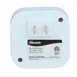 Westek Indoor Mechanical Daily Timer 1-Outlet Polarized I TM1601
