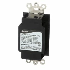 Westek Indoor Wire-In Spring Wound Countdown Timers, White | TMSW15MW, TMSW30MW, TMSW60MW