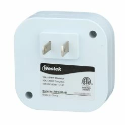 Westek Indoor Mechanical Daily Timer 1-Outlet Polarized I TM1601