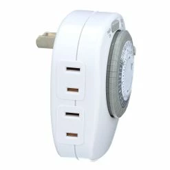 Top 10 π― Westek Timers Indoor Mechanical Daily Timer 4 - Outlet, Polarized, White | TM20DHB π 46 Westek Timers Indoor Mechanical Daily Timer 4 - Outlet, Polarized, White | TM20DHB