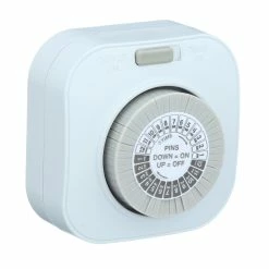 Westek Indoor Mechanical Daily Timer 1-Outlet Polarized I TM1601