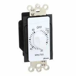 Westek Indoor Wire-In Spring Wound Countdown Timers, White | TMSW15MW, TMSW30MW, TMSW60MW