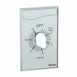 Westek Indoor Wire-In Spring Wound Countdown Timers | TMSW15MS, TMSW30MS, TMSW60MS, TMSW12HS